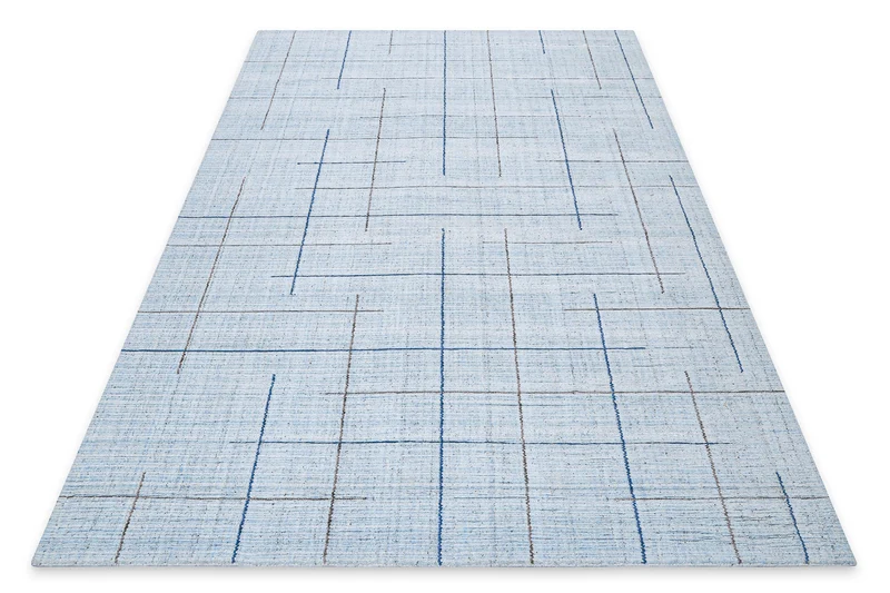 Kurzflor Teppich Licht Blau "Milly" WECONhome