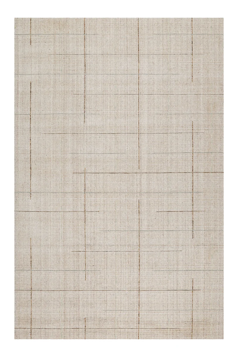 Kurzflor Teppich Greige "Milly" WECONhome