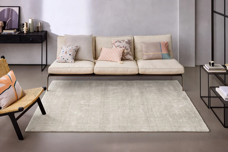 Kurzflor Teppich Perl Weiß "Seattle" WECONhome