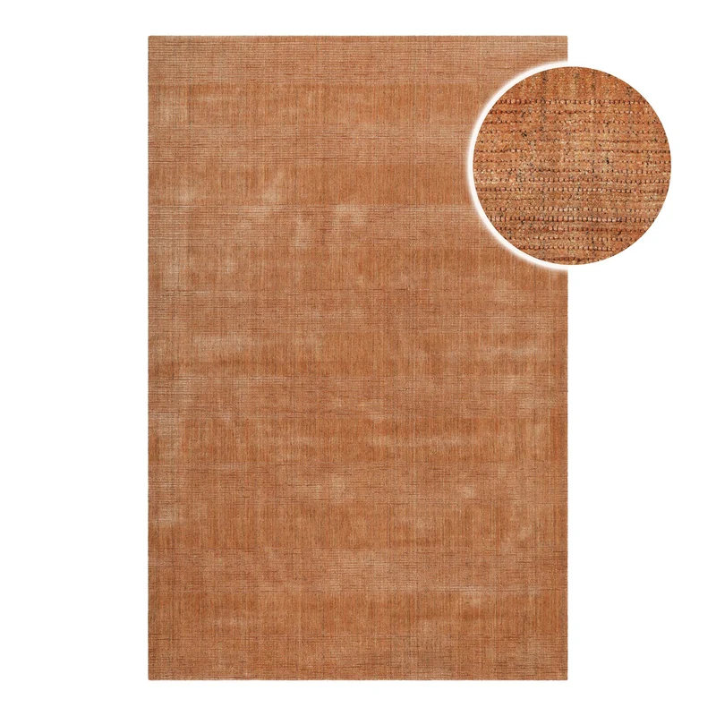 Kurzflor Teppich Kupfer Braun "Seattle" WECONhome