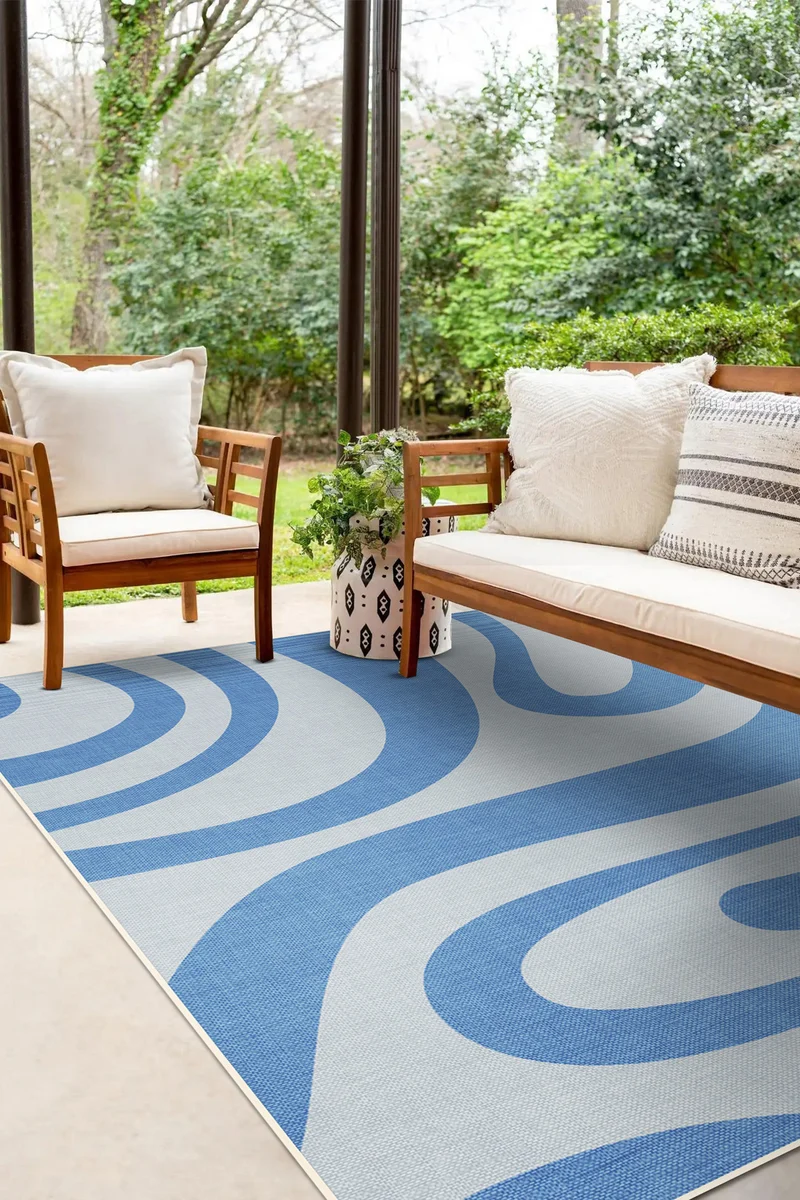 Outdoor Oceane See Teppich