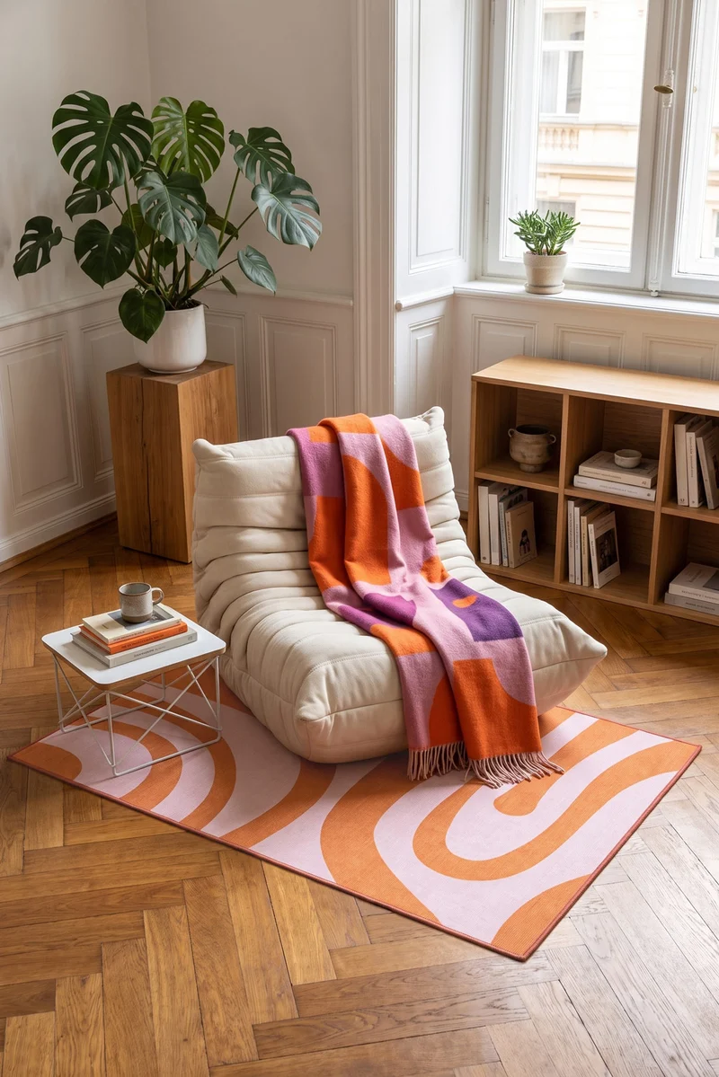 Outdoor Oceane Blume Teppich