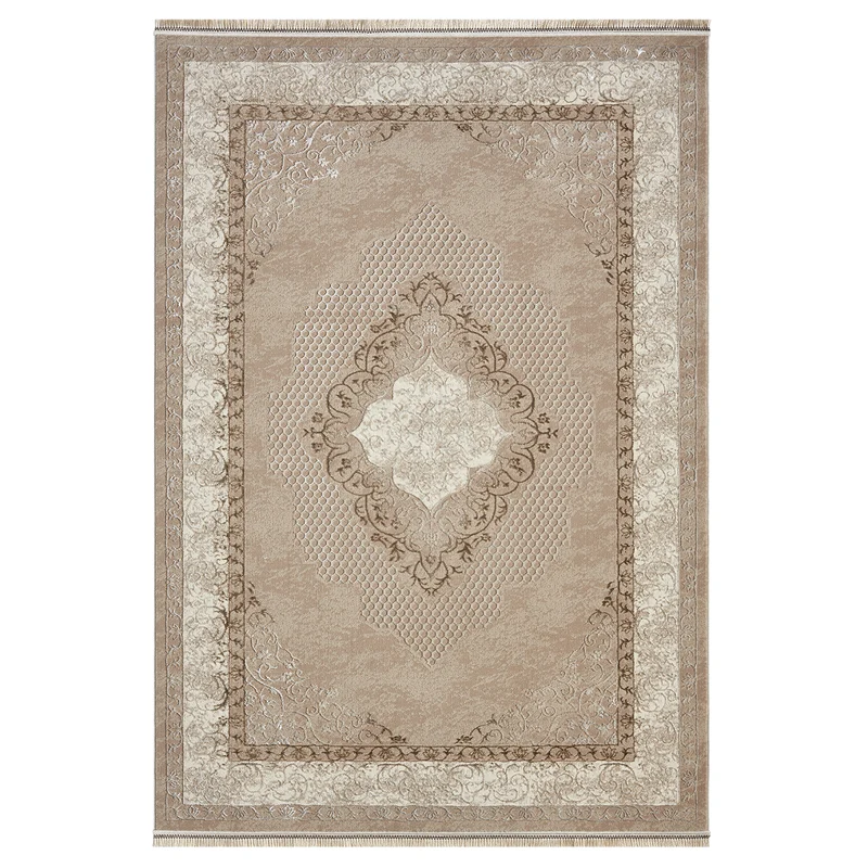 Teppich Klassisch Modern mit Ornament-Muster Orient Läufer Für Fußbodenheizung geeignet
