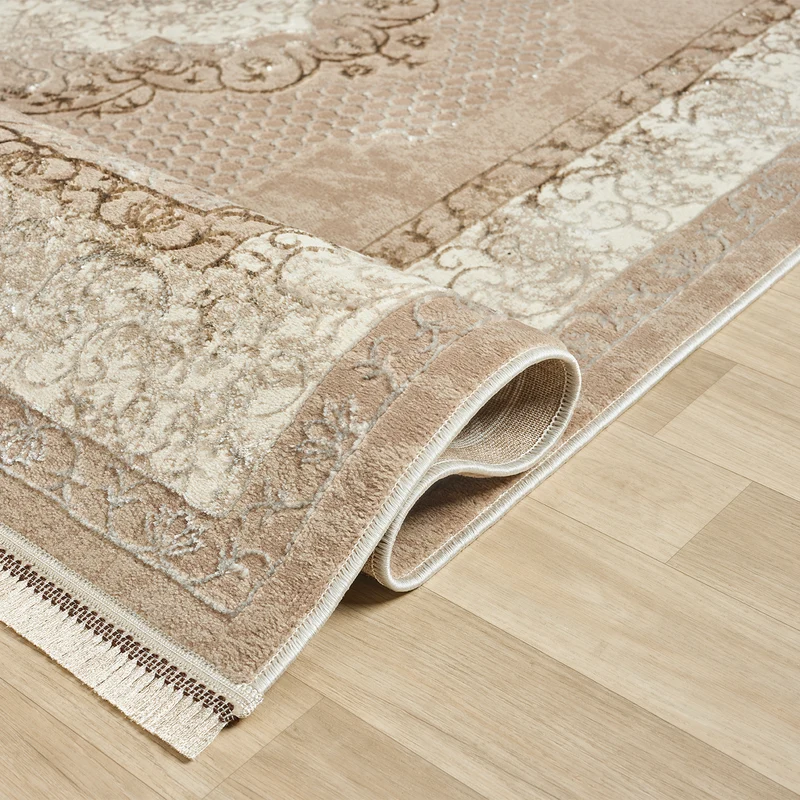 Teppich Klassisch Modern mit Ornament-Muster Orient Läufer Für Fußbodenheizung geeignet
