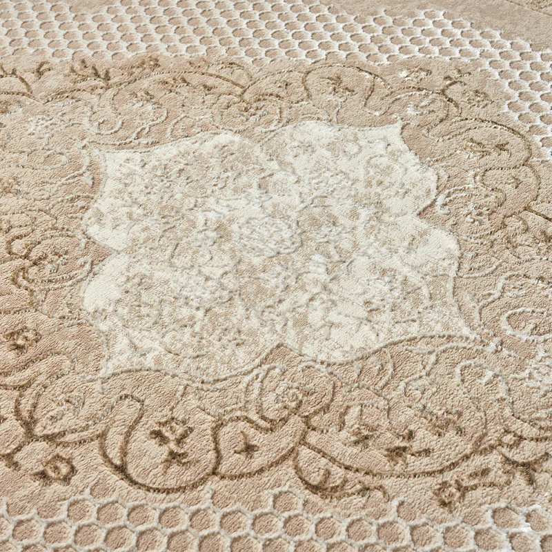 Teppich Klassisch Modern mit Ornament-Muster Orient Läufer Für Fußbodenheizung geeignet