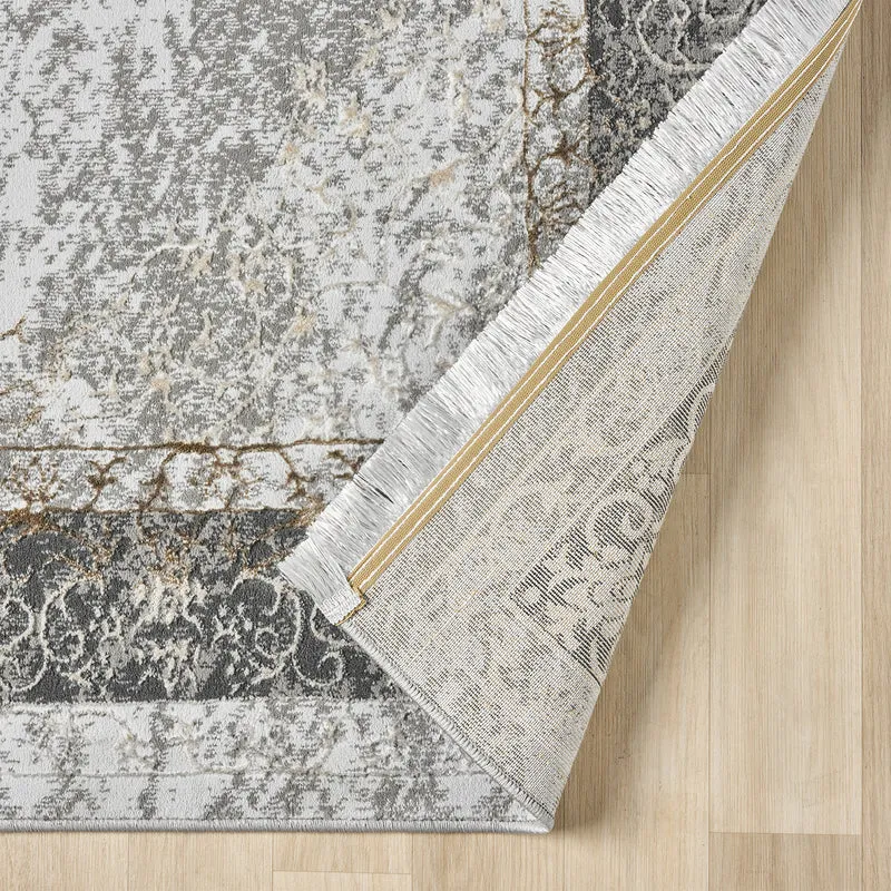 Teppich Klassisch Modern mit Ornament-Muster Orient Läufer Für Fußbodenheizung geeignet