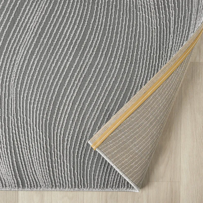 Teppich Wohnzimmer Schlafzimmer Geometrische Wellen Modern | Qualitativ Hochwertig |