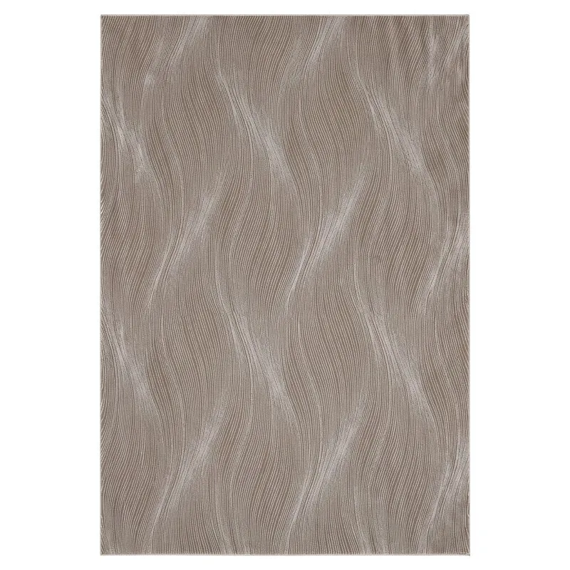 Teppich Wohnzimmer Schlafzimmer Geometrische Wellen Modern | Qualitativ Hochwertig |