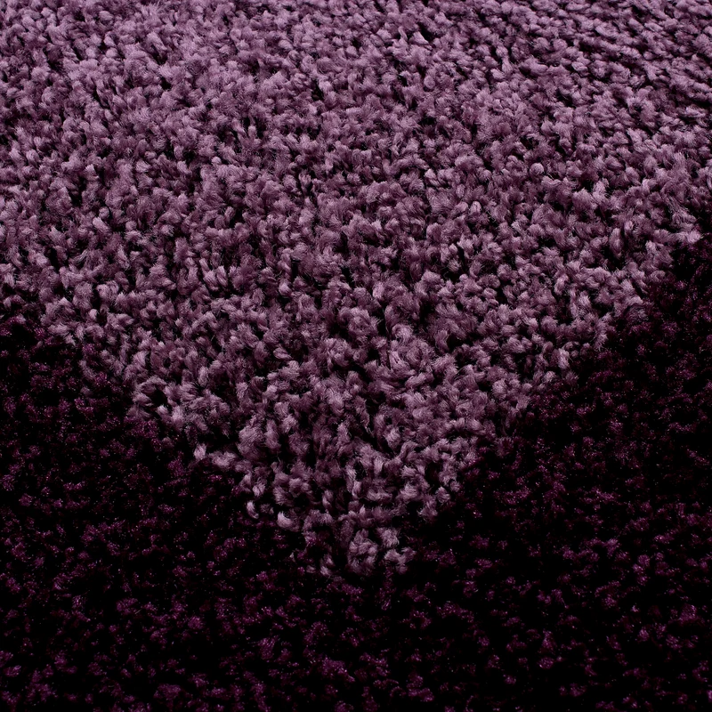 Shaggy Teppich Hochflor Langflor Wohnzimmer Teppich Gemustert in Bordüre Design