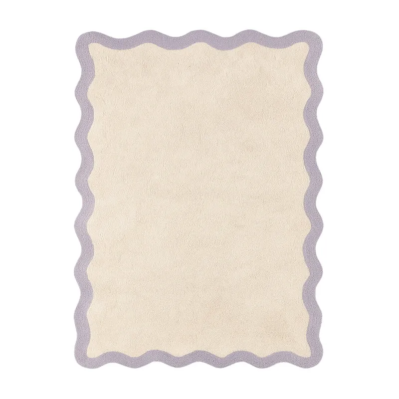 Waschbarer Teppich - Hazy Lila Creme