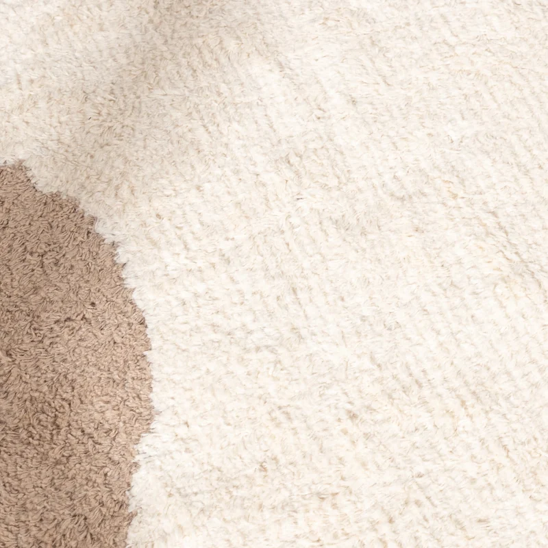 Waschbarer Teppich - Hazy Beige Creme