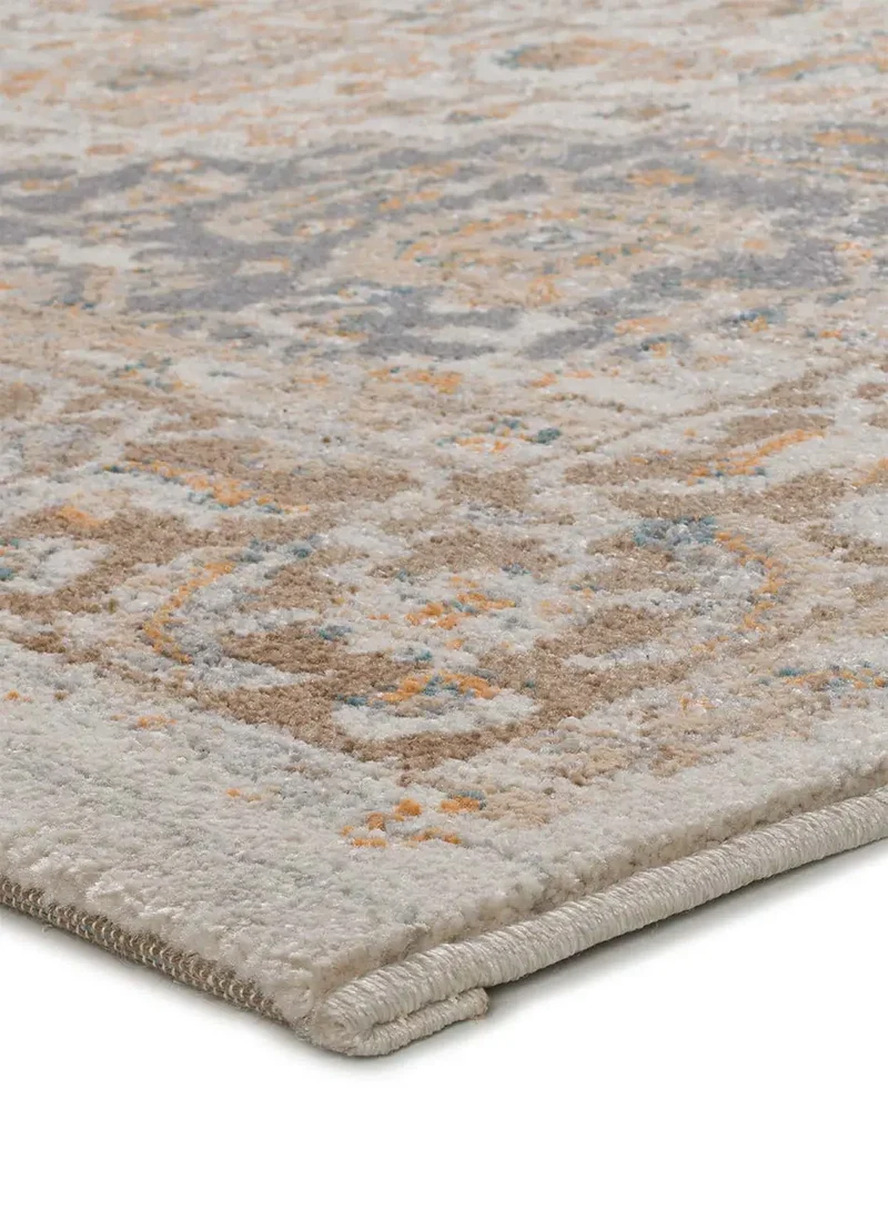 Alfombra vintage Delta 12692 Beige y Gris