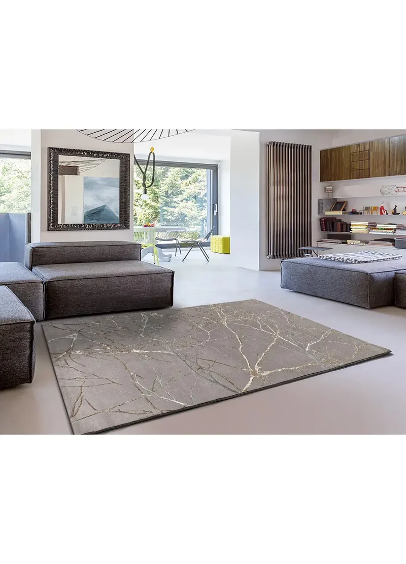 Alfombra efecto mármol Creation 50055 Gris
