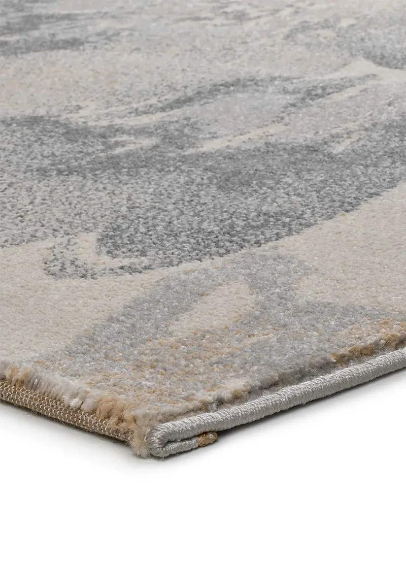 Alfombra con motivos florales Flores Sunset 12337 Gris y Beige