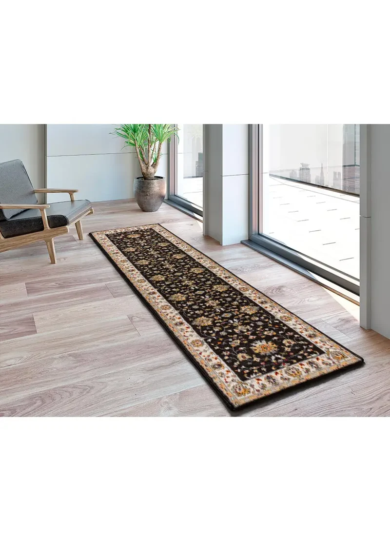 Alfombra pasillera vintage Classic 12505 Antracita