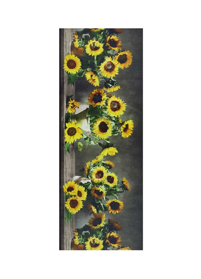 Alfombra de cocina antideslizante Ricci Sunflowers