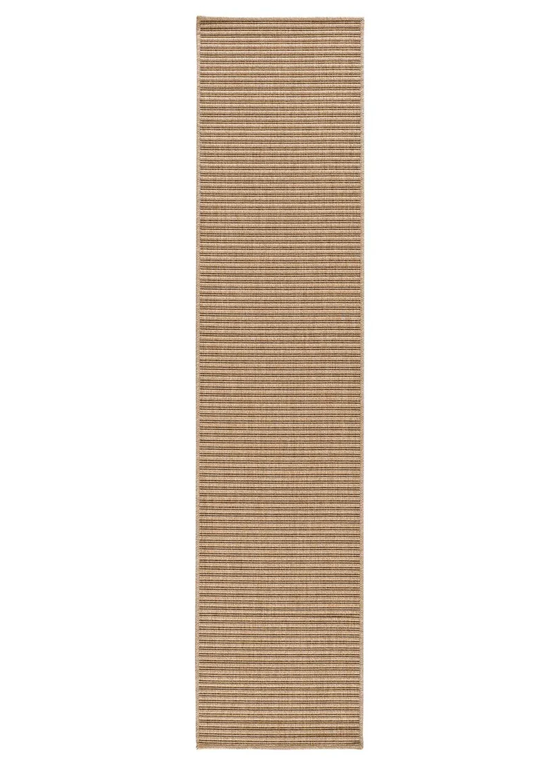 Alfombra pasillera de exterior Natura 4501 Beige 48x200 cm