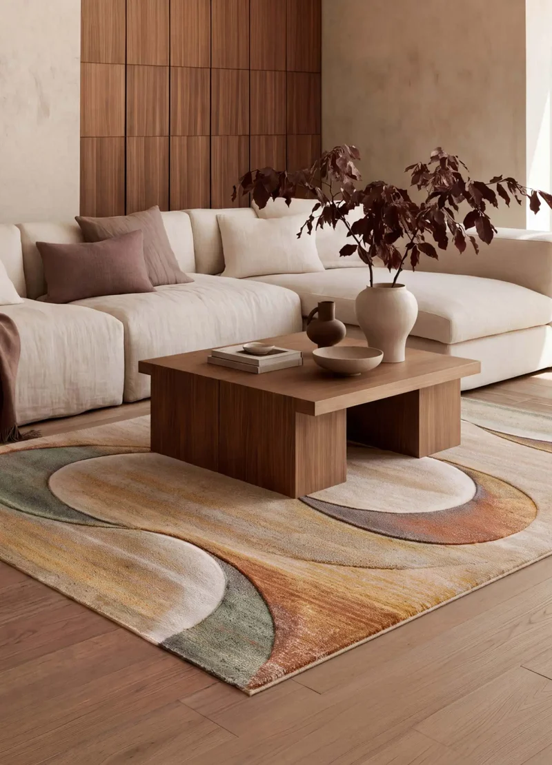 Alfombra abstracta Libet 40399 Multicolor