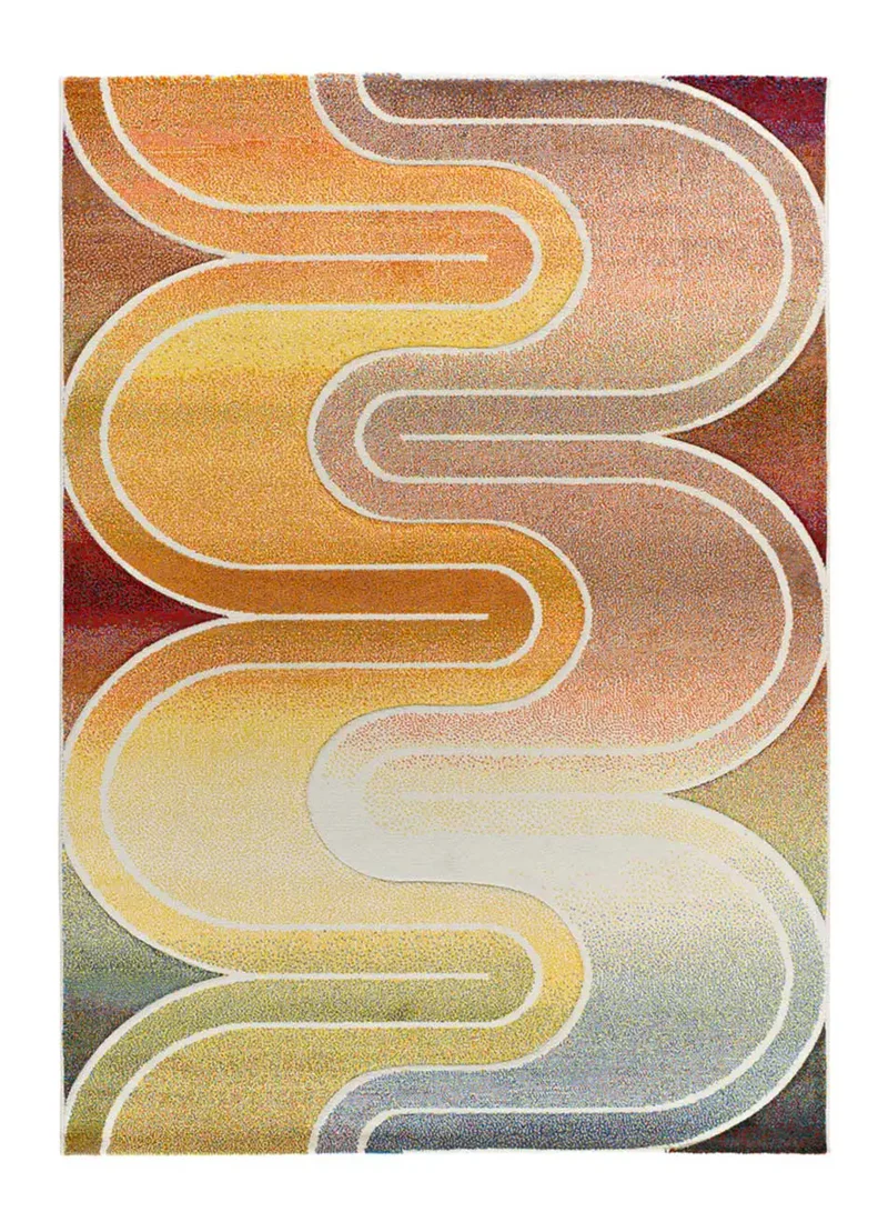 Alfombra geométrica Sybil 40408 Multicolor