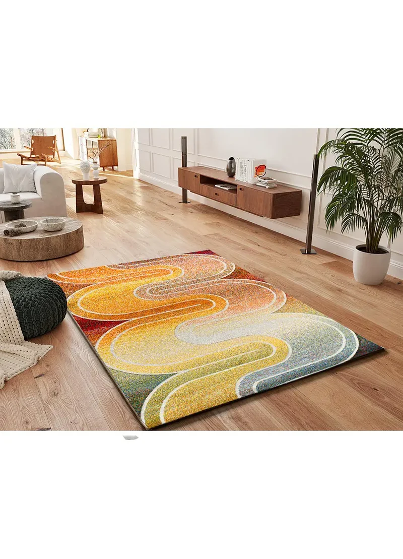 Alfombra geométrica Sybil 40408 Multicolor