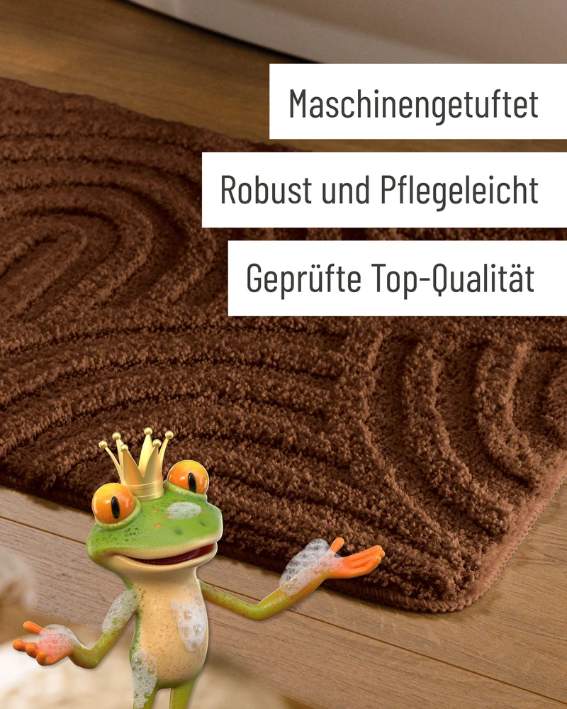 Badteppich Nuss Braun "Fiete" WECONhome