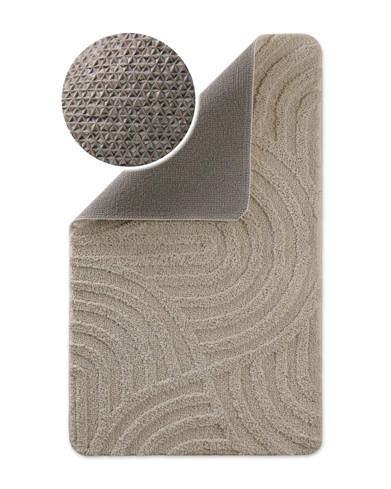Badteppich Seiden Grau "Fiete" WECONhome