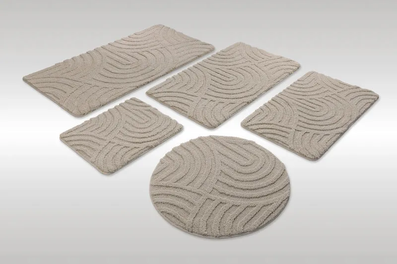 Badteppich Seiden Grau "Fiete" WECONhome