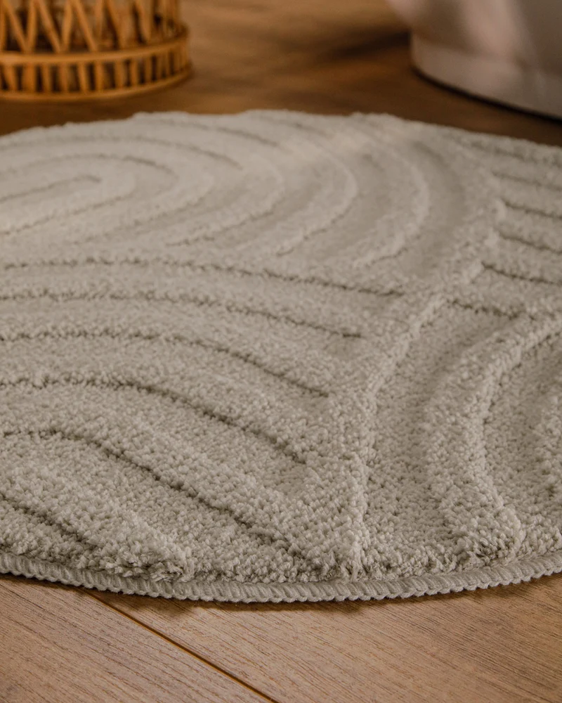 Badteppich Seiden Grau "Fiete" WECONhome
