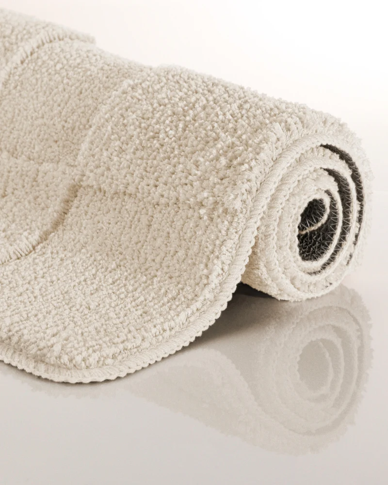 Badteppich Creme Weiß "Davie" WECONhome