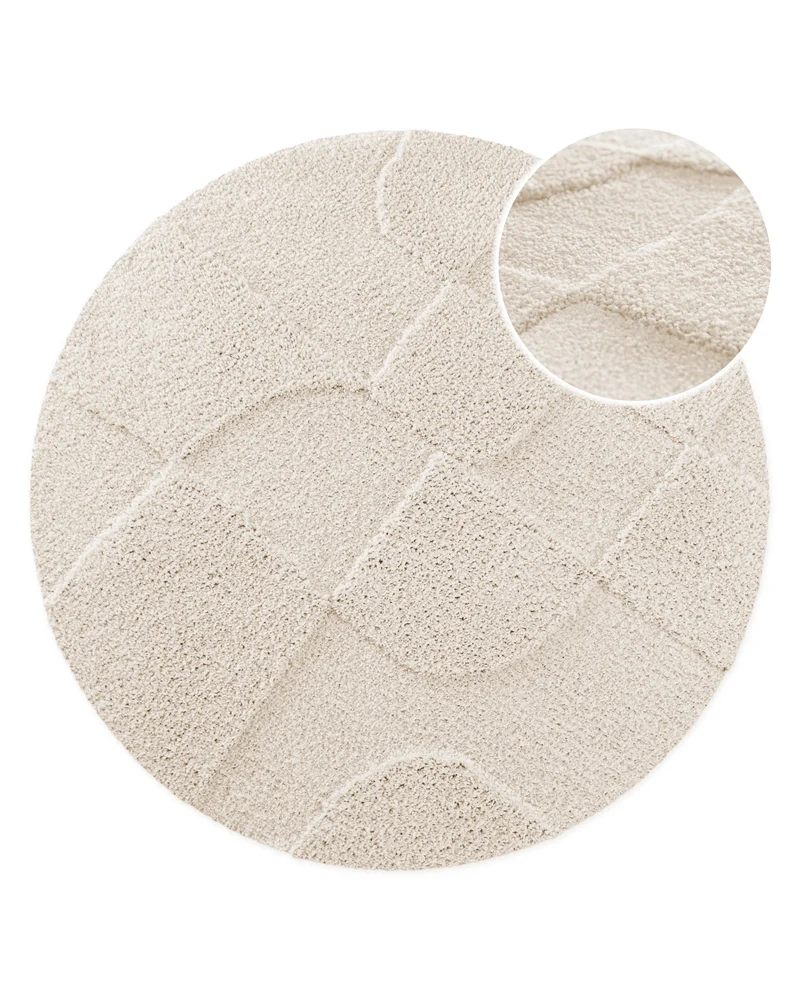 Badteppich Creme Weiß "Davie" WECONhome