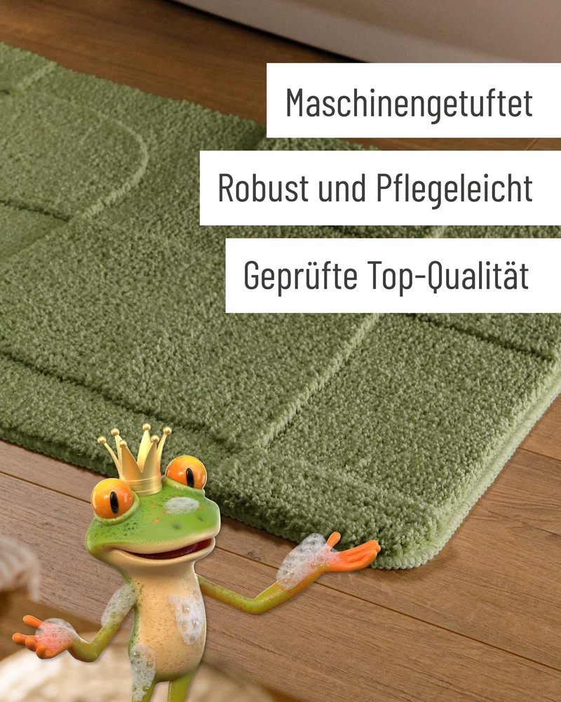 Badteppich Reseda Grün "Davie" WECONhome