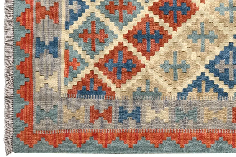 Kelim Gashgai · Handgewebt – Beige, 152x106 cm