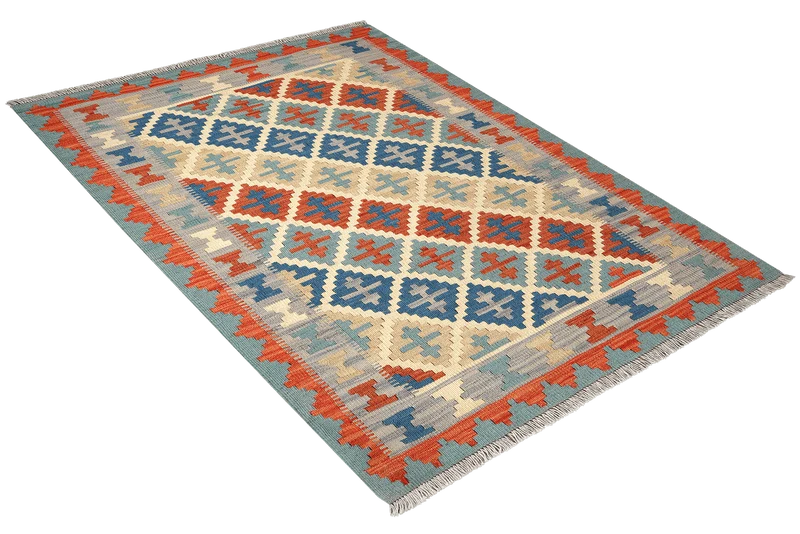 Kelim Gashgai · Handgewebt – Beige, 152x106 cm