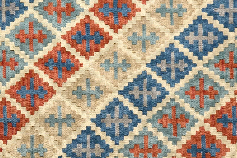 Kelim Gashgai · Handgewebt – Beige, 152x106 cm