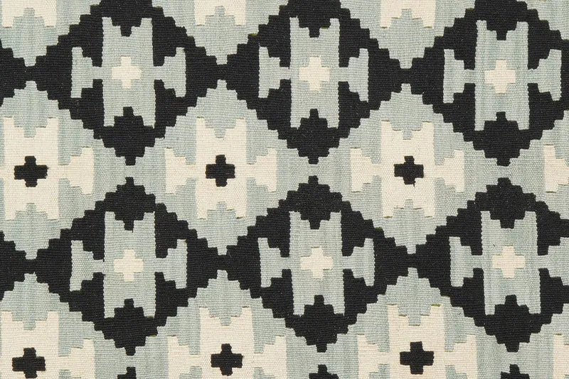 Kelim Gashgai · Handgewebt – Grau, 238x174 cm