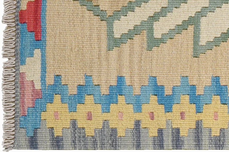 Kelim Gashgai · Handgewebt – Bunt, 188x58 cm