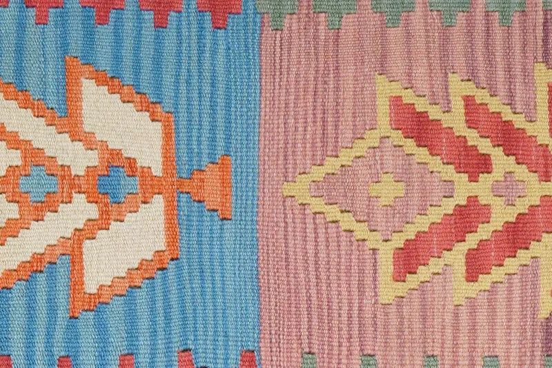 Kelim Gashgai · Handgewebt – Bunt, 188x58 cm