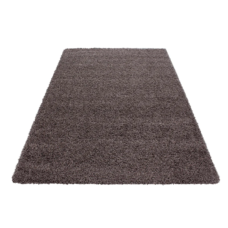 Hochflor Teppich Wohnzimmer Langflor Shaggy Teppich Einfarbig Design Flauschig