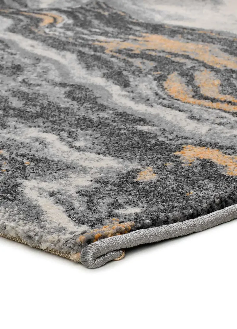 Alfombra efecto Mármol 12309 Gris