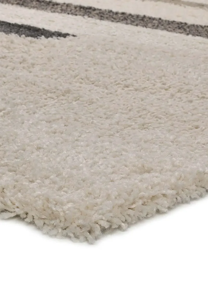 Alfombra shaggy geométrica Scenic 354 Gris