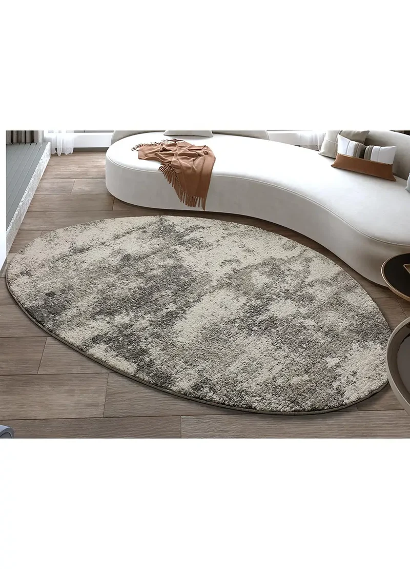 Alfombra abstracta con forma Reflex Piedra 642 Sh Gris