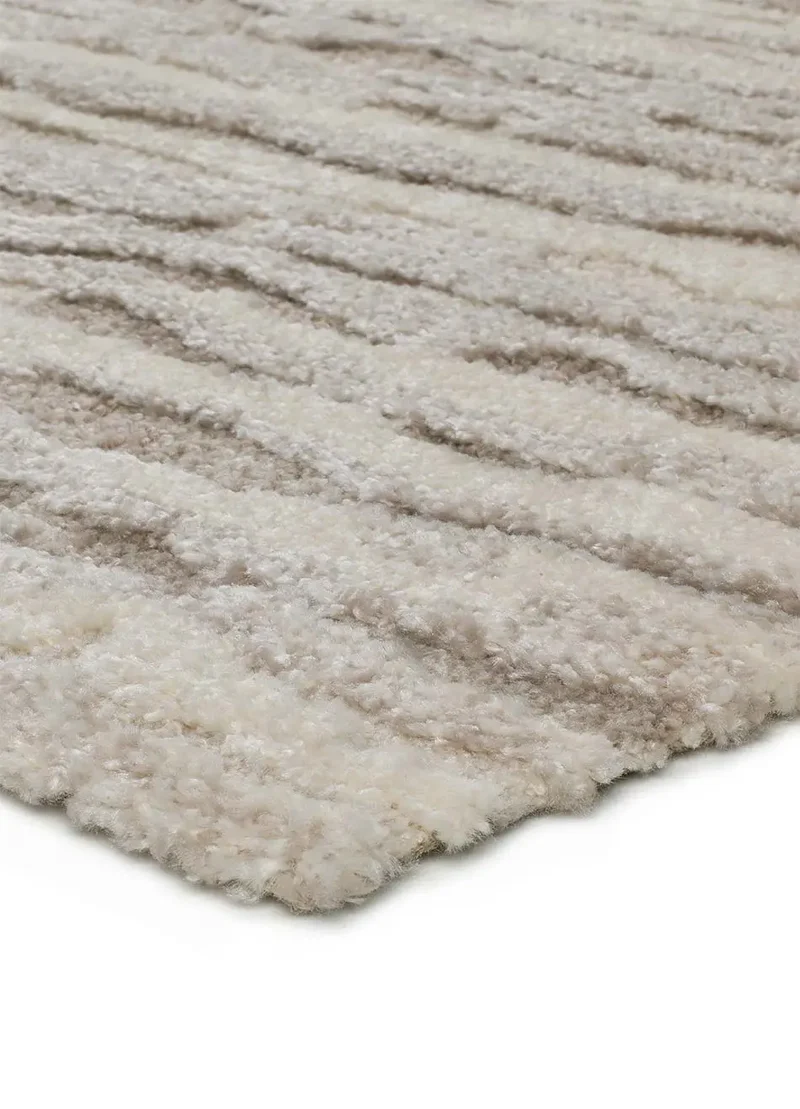 Alfombra abstracta estilo escandinavo Yen 59617 Beige