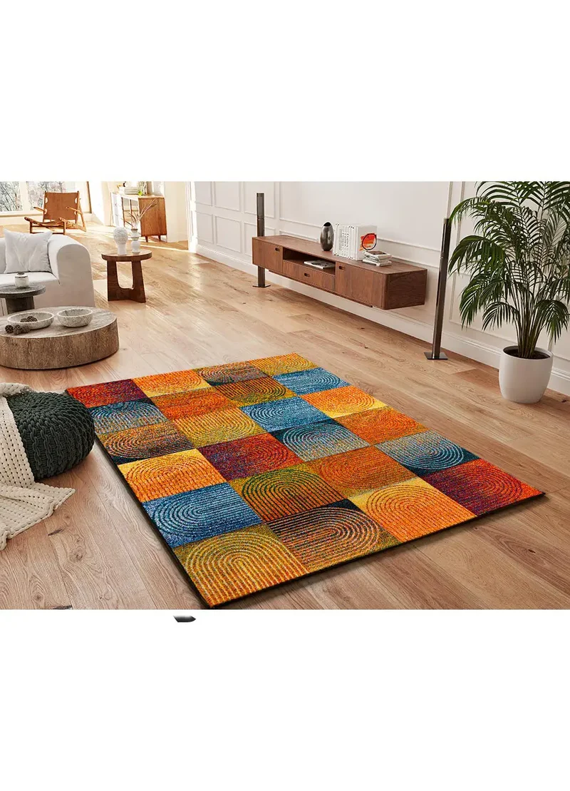 Alfombra geométrica Sybil 40407 Multicolor