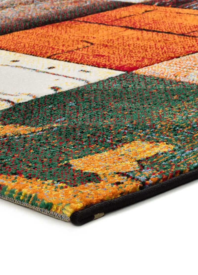 Alfombra geométrica Sybil 40406 Multicolor