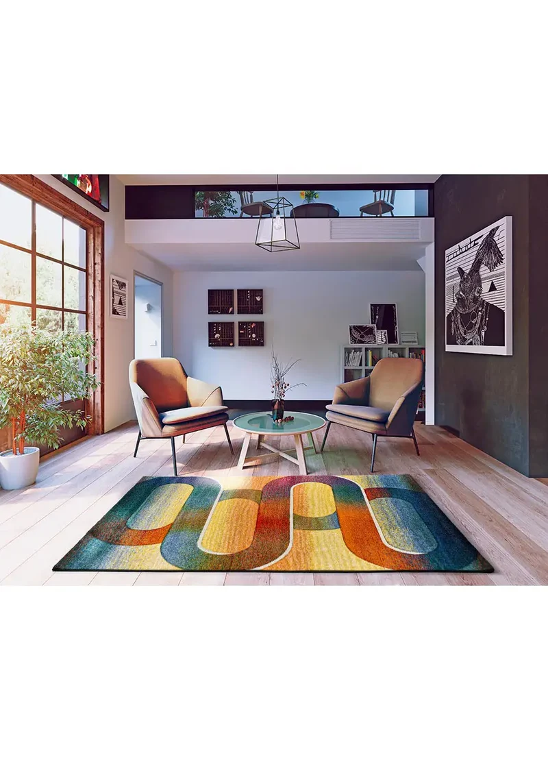 Alfombra geométrica Sybil 40405 Multicolor
