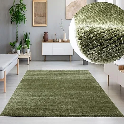 Teppich Streifen mit konturenschnitt Modern für Wohnzimmer, Schlafzimmer, Kinderzimmer