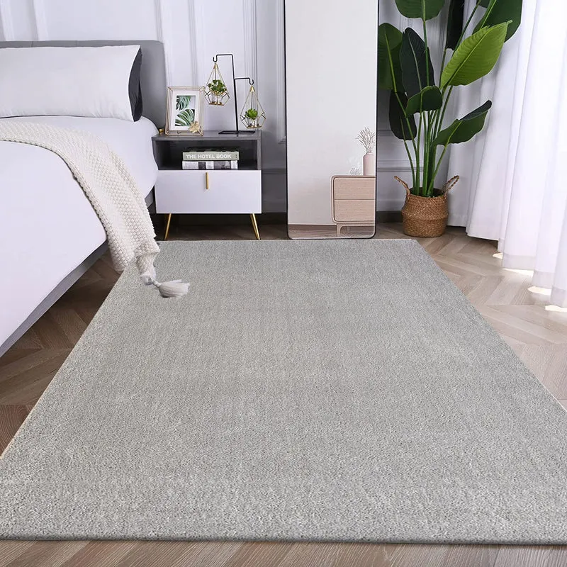 Teppich kurzflor Einfarbig Super Qualität Ultra Soft für Wohnzimmer, Kinderzimmer, Schlafzimmer Läufer