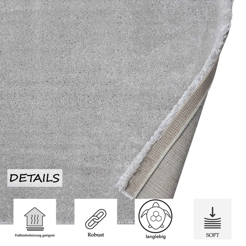 Teppich kurzflor Einfarbig Super Qualität Ultra Soft für Wohnzimmer, Kinderzimmer, Schlafzimmer Läufer