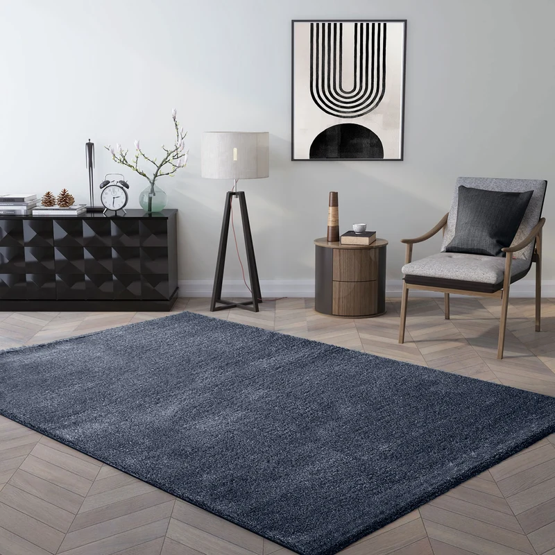 Teppich kurzflor Einfarbig Super Qualität Ultra Soft für Wohnzimmer, Kinderzimmer, Schlafzimmer Läufer