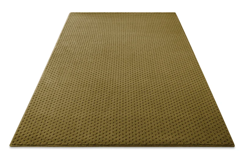 Kurzflor Teppich aus Schurwolle Blass Grün "Castello THREE" WECONhome